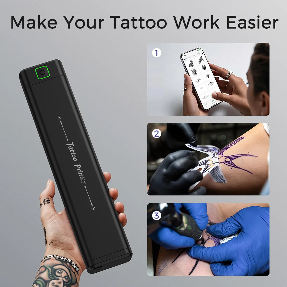 Newyes LD0803 Portable A4 Size Tattoo Stencil Printer No Ink Temporary Tatoo Thermal Copier Printer
