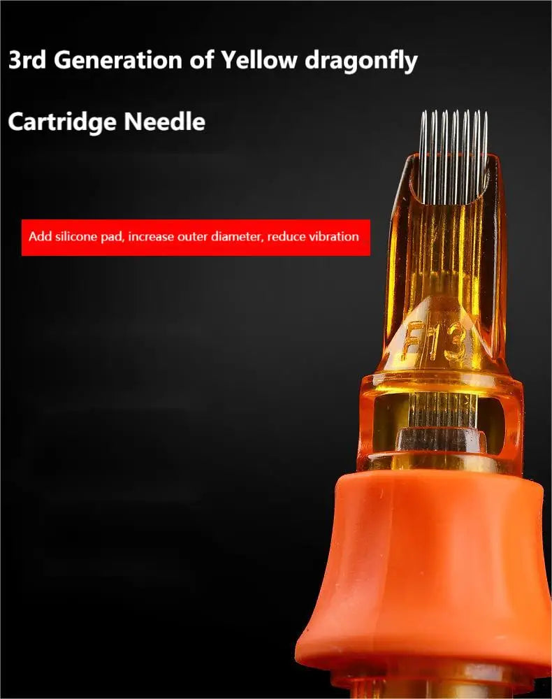 Hot Selling Tattoo Needle Disposable  Dragonfly 316 3rd Generation Round Magnum Tattoo Cartridge Needles