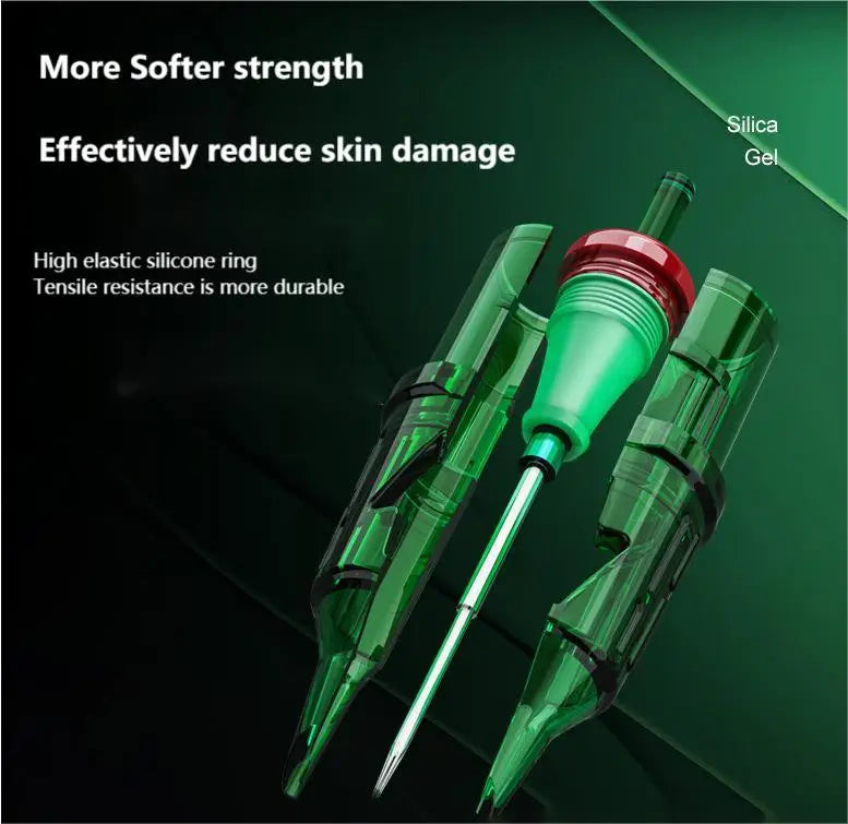 High Quality Disposable Tattoo Cartridge Needle New Design 316 Stainless Steel for Permanent Eyebrow and Body Art Applications