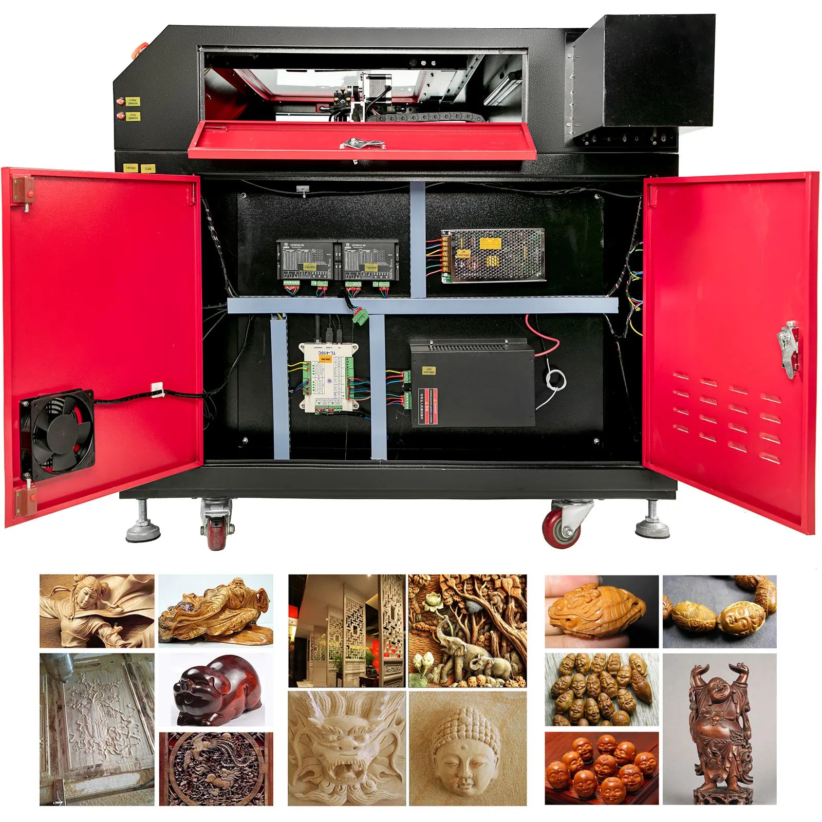 PEIXU-9060 Co2 Laser  100w 900*600mm Laser Engraving Cutting Machine Laser Engraver