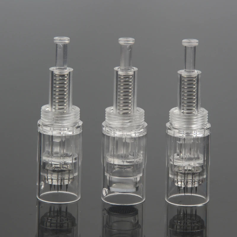 100PCS 12/36pin Microneedling DermaPen Needles Screw Tatoo Cartridge Replacement Heads Bayonet MTS Tips