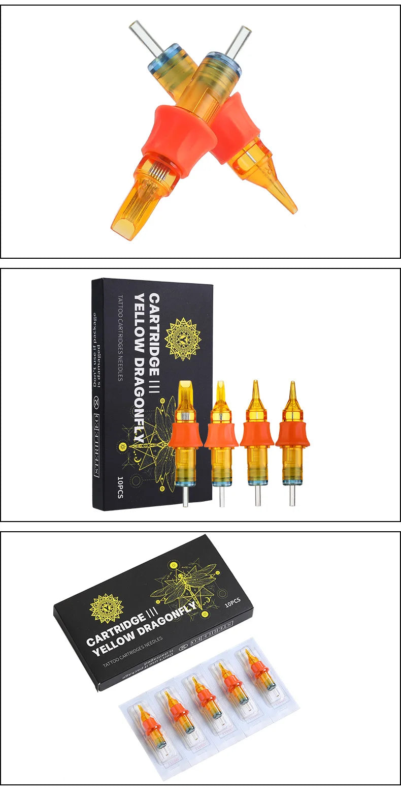 Hot Selling Tattoo Needle Disposable  Dragonfly 316 3rd Generation Round Magnum Tattoo Cartridge Needles