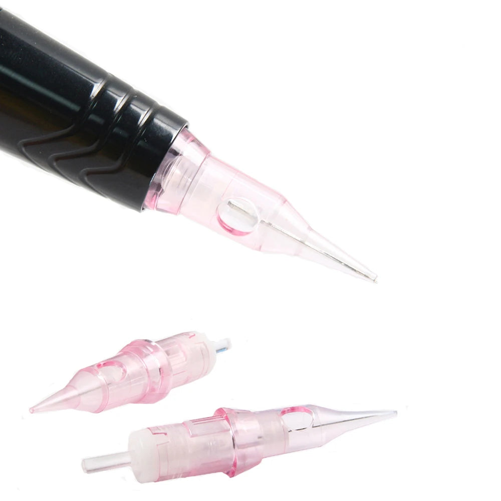 50PCS Tattoo Cartridges Disposable Sterilized Cartridges Tattoo Machine Needles RL/RS/RM/M1 for Tattoo Artist