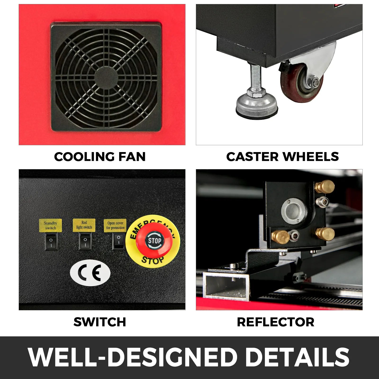 PEIXU-9060 Co2 Laser  100w 900*600mm Laser Engraving Cutting Machine Laser Engraver