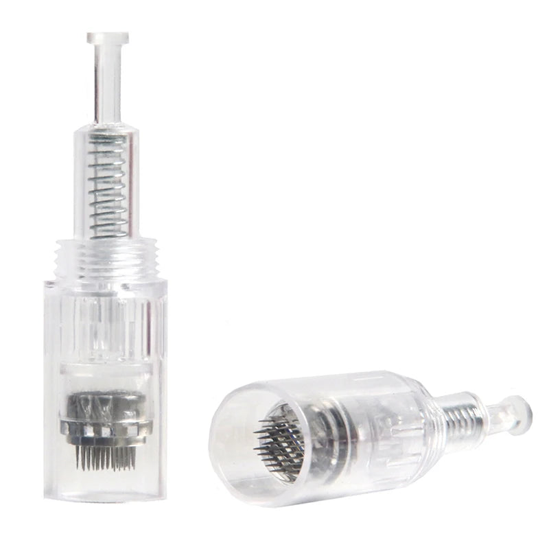 100PCS 12/36pin Microneedling DermaPen Needles Screw Tatoo Cartridge Replacement Heads Bayonet MTS Tips
