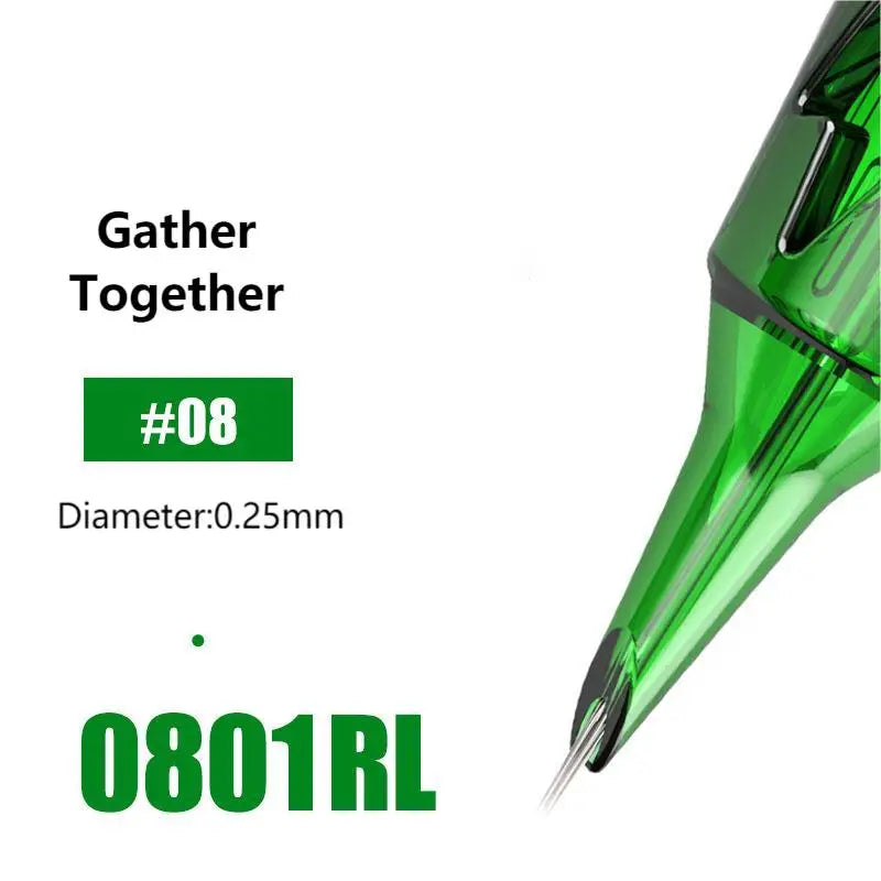 High Quality Disposable Tattoo Cartridge Needle New Design 316 Stainless Steel for Permanent Eyebrow and Body Art Applications