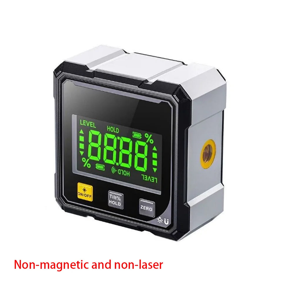 2026 New Magnetic Digital Angle Gauge With Laser Electronic Protractor Horizontometer Inclinometer Angle Ruler Slope Measuring
