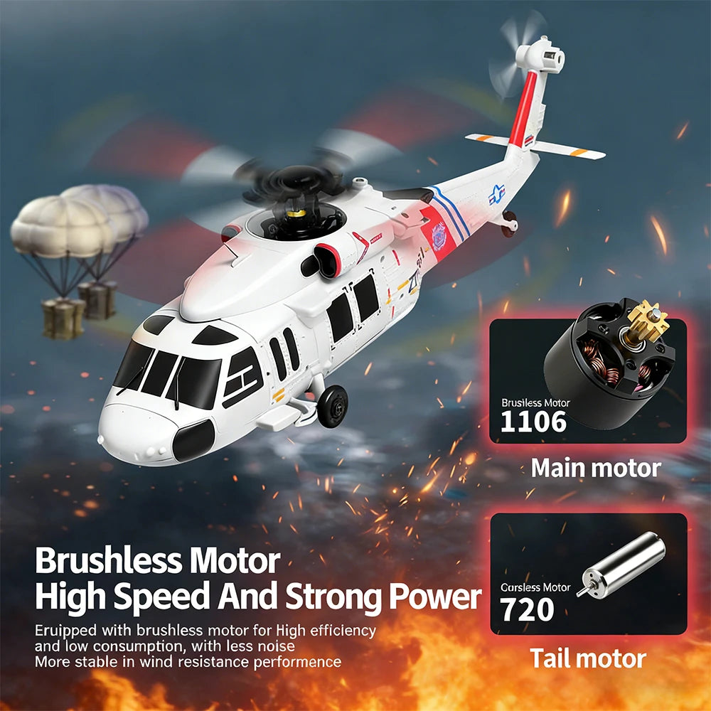 Hot Sale WLtoys K270 RC Helicopter 2.4G 4CH Brushless 6-Axis Gyro Optical Flow Altitude Hold RTF Drone Toy for Kids Boy 2026 New