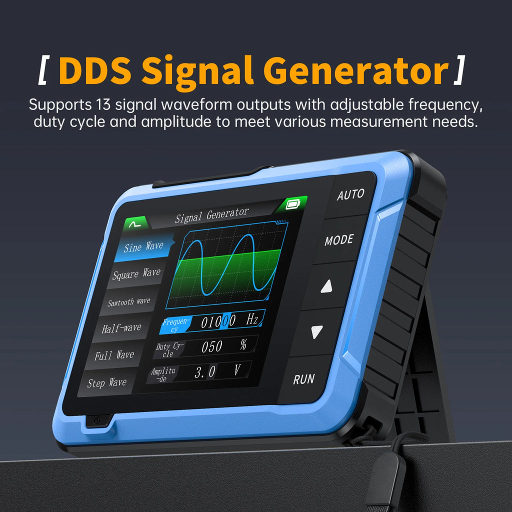 FNIRSI New DSO510 DSO152 DSO153 Mini Handheld Digital 2 IN 1 Oscilloscope Portable 48MS/s 10MHz Bandwidth Electronic Repair Tool