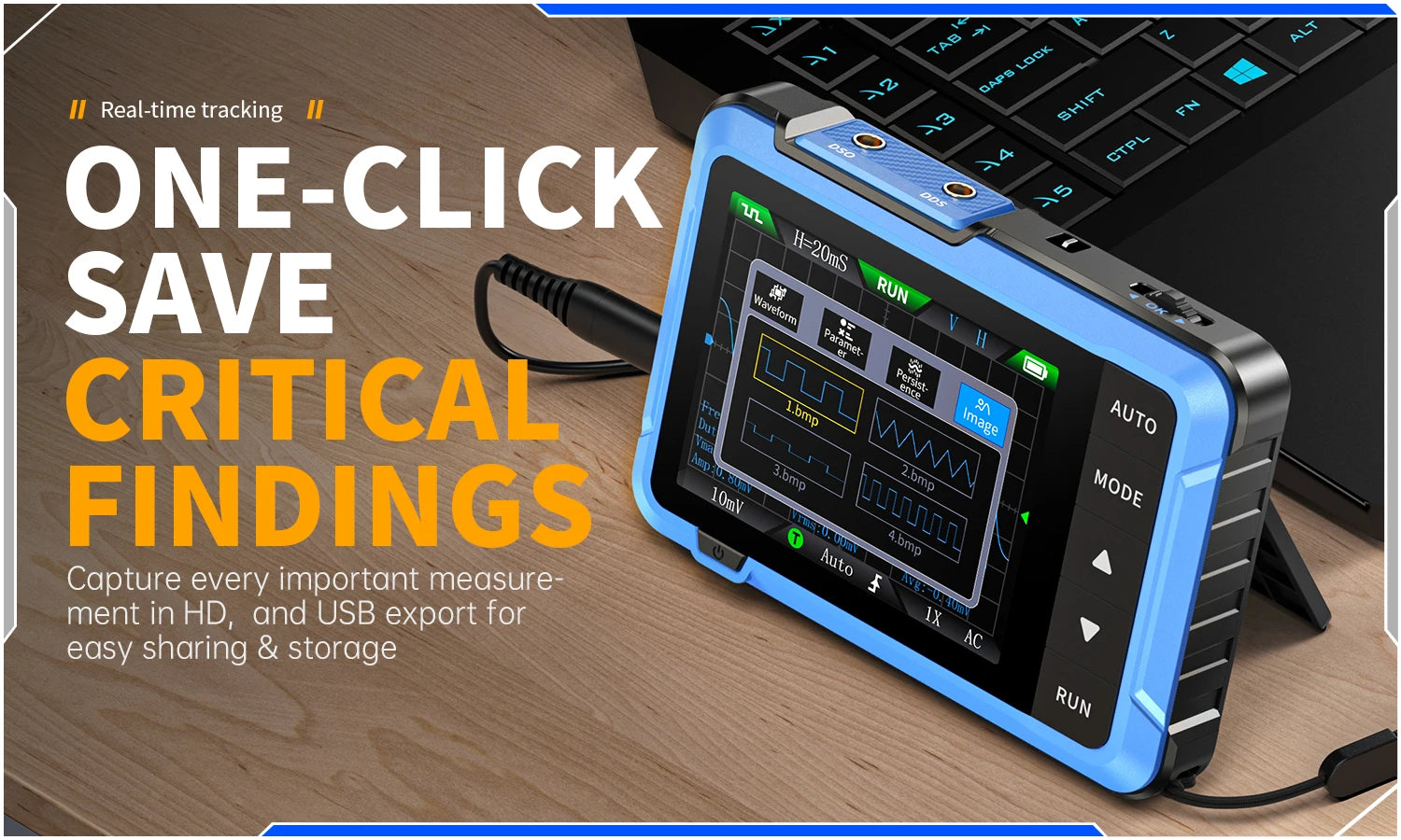 FNIRSI New DSO510 DSO152 DSO153 Mini Handheld Digital 2 IN 1 Oscilloscope Portable 48MS/s 10MHz Bandwidth Electronic Repair Tool